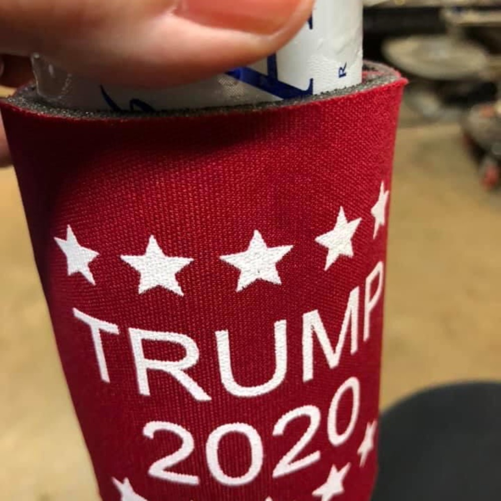 Trump collapsible koozies lot of 3